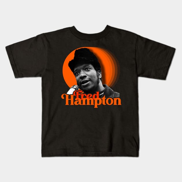 Fred Hampton ))(( BPP Activist and Revolutionary Tribute Kids T-Shirt by darklordpug